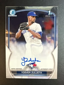 2023 Bowman Chrome Baseball Yosver Zulueta Auto #CPA-YZ Blue Jays - Picture 1 of 2