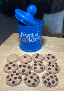 Early Learning Resources COUNTING COOKIES & JAR Number Toy PRETEND FOOD KITCHEN - Picture 1 of 3