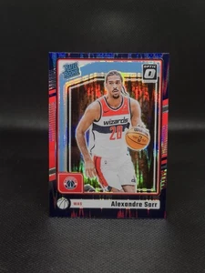 Donruss Optic Alexandre Sarr 2024-25 clasificación novato púrpura choque Prizm Wizards radiocontrol - Imagen 1 de 2