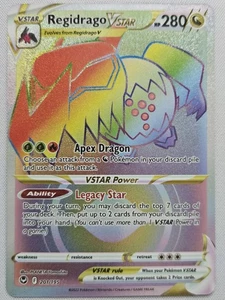 Regidrago VSTAR (Secret) Secret Rare SWSH12: Silver Tempest 201/195 NM - Picture 1 of 2