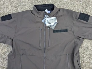 NWT FLYING CROSS SOFTSHELL LAYERTECH JACKET 54100A HOOK & LOOP BROWN 3XL REG - Picture 1 of 6