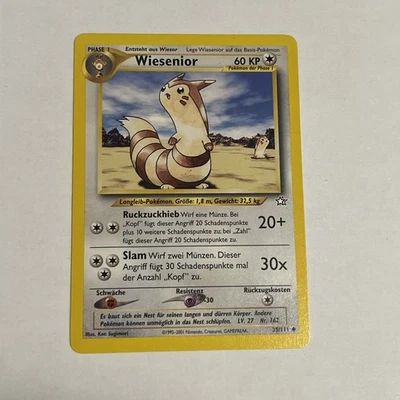 35/111 - Wiesenior - Neo Genesis - Pokémon Karte deutsch - Bild 1 von 2