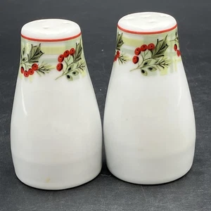 Gibson Holly Berry 3 Inch Salt & Pepper Set - Picture 1 of 5