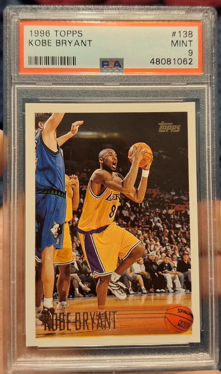 Topps Kobe Bryant Basketball 1996-97 Season Sports Trading Cards