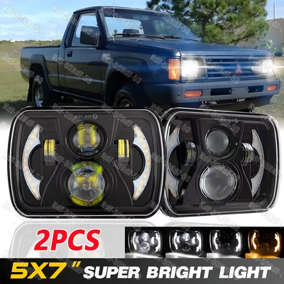 2 piezas para camioneta Mitsubishi Mighty Max 7x6" faros LED sellados haz alto-bajo H4 Foto 1 de 4