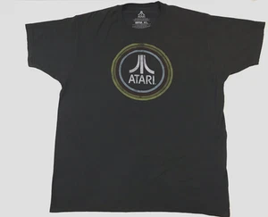 ATARI LOGO SHIRT ADULT EXTRA LARGE XL GRAY NEW RETRO PULLOVER VIDEO GAMER - Picture 1 of 7