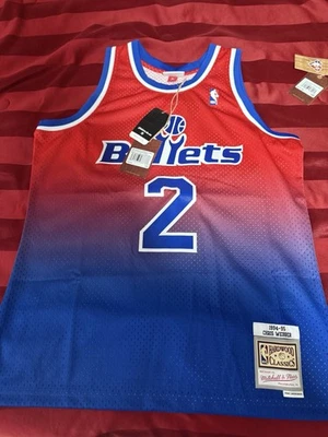 Nueva camiseta Mitchell & Ness Swingman 1994-95 Chris Webber #2 Bullets para hombre $130 Foto 1 de 3