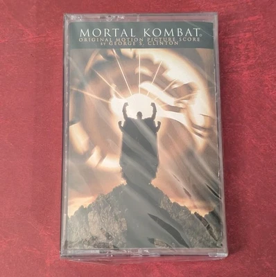 Mortal Kombat Score Cassette Tape - SEALED - George S Clinton Film Composer - Image 1 of 4