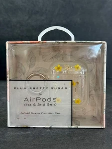 Funda Protectora Airpods 1ª 2ª Generación NUEVA Ciruela Bonita Azúcar Floral Estrellas - Imagen 1 de 18