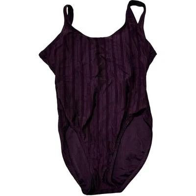 Catalina Women One Piece Swimsuit Size L Purple Beach Swim Pool Vacation  - Image 1 of 3