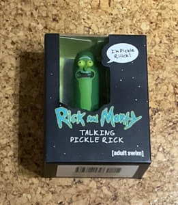 Adult Swim Rick & Morty Talking Pickle Rick Figur 2022 - Never Removed From Box - Bild 1 von 9