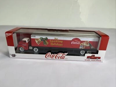 M2 Machines 1/64 Coca Cola Limited Ed. Tractor Trailer. For Sparkling Holidays - Image 1 of 4