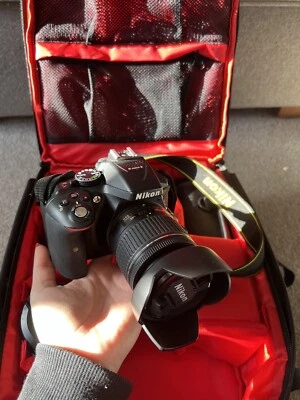 Nikon D5300 DSLR Camera Kit with Af-p 18-55mm + Other Lenses - Black - Image 1 of 4