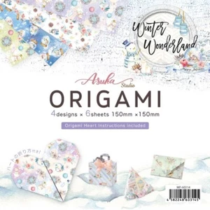 New Memory Place 150mm x 150mm Origami Paper Winter Wonderland - Picture 1 of 2