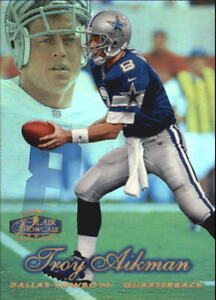 1998 Flair Showcase Row 2 Dallas Cowboys Football Card #8 Troy Aikman