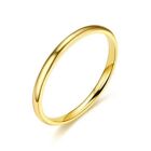 Women Men Fashion Thin Black Silver Gold Titanium Steel Ring Band Collections