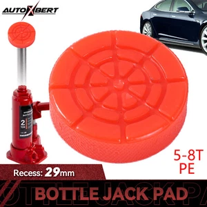 Hydraulic Bottle Jack Adapter Pad Polyethylene Protection 29mm Hole On Bottom. - Picture 1 of 9