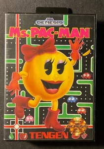 Sega Genesis Game - Ms. Pac-Man - Complete ! - Picture 1 of 9