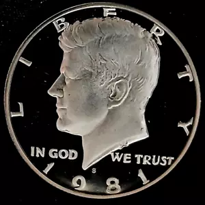 1981-S Dcam Proof Kennedy Half Dollar ~ kostenloser Versand! - Bild 1 von 4
