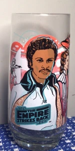 Star Wars 1980 *Empire Strikes Back* Burger King - Lando Calrissian Glass - Picture 1 of 2