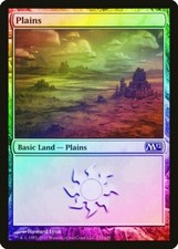 Plains (232) FOIL Magic 2012 / M12 HEAVILY PLD Basic Land MAGIC CARD ABUGames