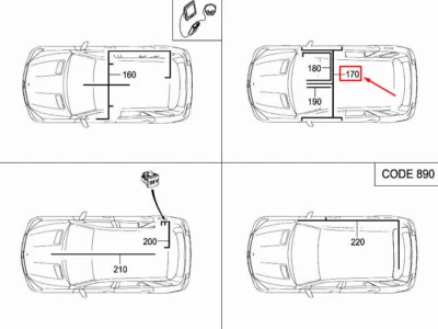 НОВЫЙ MERCEDES-BENZ ML W166 ГРОМКОГОВОРИТЕЛЬ ЖГУТ ПРОВОДОВ A1665409906 - Изображение 1 из 4