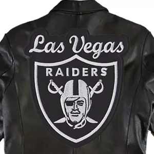 Las Vegas Raiders Nation Enorme Talla 11.0""x12.1"" Hierro Bordado en Parche - Imagen 1 de 10
