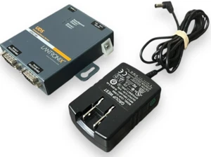 LANTRONIX UDS2100 2-PORT UNIVERSAL DEVICE SERVER SDS2101 - TESTED w/ AC ADAPTER! - Picture 1 of 6
