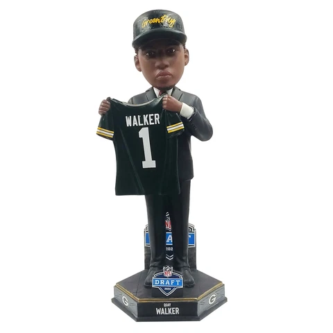 Quay Walker Green Bay Packers 2022 Draft Pick No. 22 Bobblehead NFL Football Cover