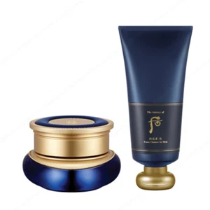 The History of Whoo Kun Nourishing Moisture Cream 50ml+Foam Cleanser 180ml/Men - Picture 1 of 10