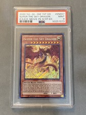 YU-GI-OH TCG SLIFER THE SKY DRAGON SECRET RARE MVP1-ENS57 PSA 9