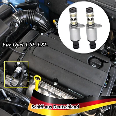 2x Sensore Albero a Camme Elettrovalvola Valvola di Controllo,Per Astra Insignia Zafira 1.6 1.8 - Immagine 1 di 4