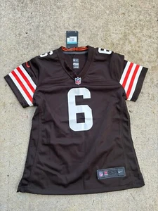 Cleveland Browns Jersey Women’s Medium Brown #6 Baker Mayfield NFL Nike On Field - Picture 1 of 5