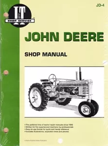 John Deere Series A B G H D M MT I&T Tractor Shop Repair Service Manual JD4 - Picture 1 of 1