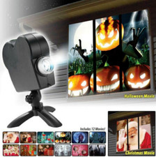 🎃Wonderland Christmas Window Movie Projector Holiday Halloween Star Shower🎃