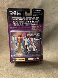 G1 Collection Transformers Decepticon Starscream Heroes of Cybertron Hasbro 2001 - Picture 1 of 2