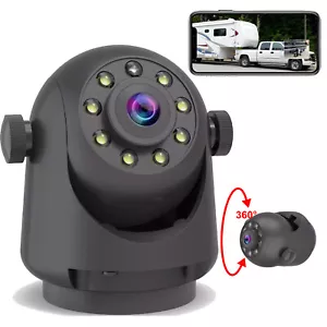 360 Wireless Magnetic Backup Camera Night vision Waterproof for Truck Caravan RV - Picture 1 of 12