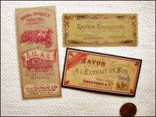 15 Vintage look FRENCH PERFUME LABELS Victorian/Paris/Apothecary/Primitive