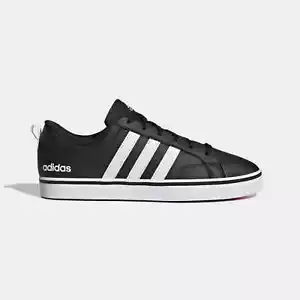 adidas VS Pace 2.0 3-STRIPES BRANDING SYNTHETIC NUBUCK SHOES Black/ White - Picture 1 of 10