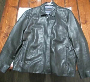 VINTAGE MEN'S Rogue XL Leather Zip UP Jacket   NO.102271 - Picture 1 of 10