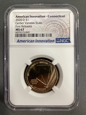 2020D American Innovations Connecticut - NGC MS 67 First Release - Image 1 of 2