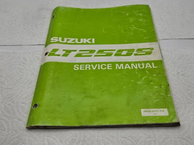 1989 Suzuki LT250S Service Shop Repair Manual LT 250S 99500-42101-01E - Rd - Image 1 of 4