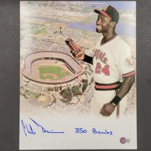 Chili Davis signed "350 Bombs" 11x14 photo Angels autograph ~ BAS Beckett Holo - Picture 1 of 2