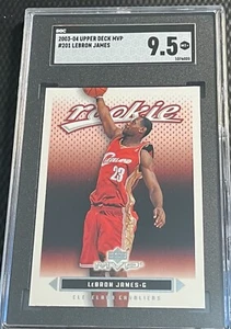 2003-04 LeBron James Cavaliers SGC 9.5 Upper Deck MVP Rookie Card #201 - Bild 1 von 3