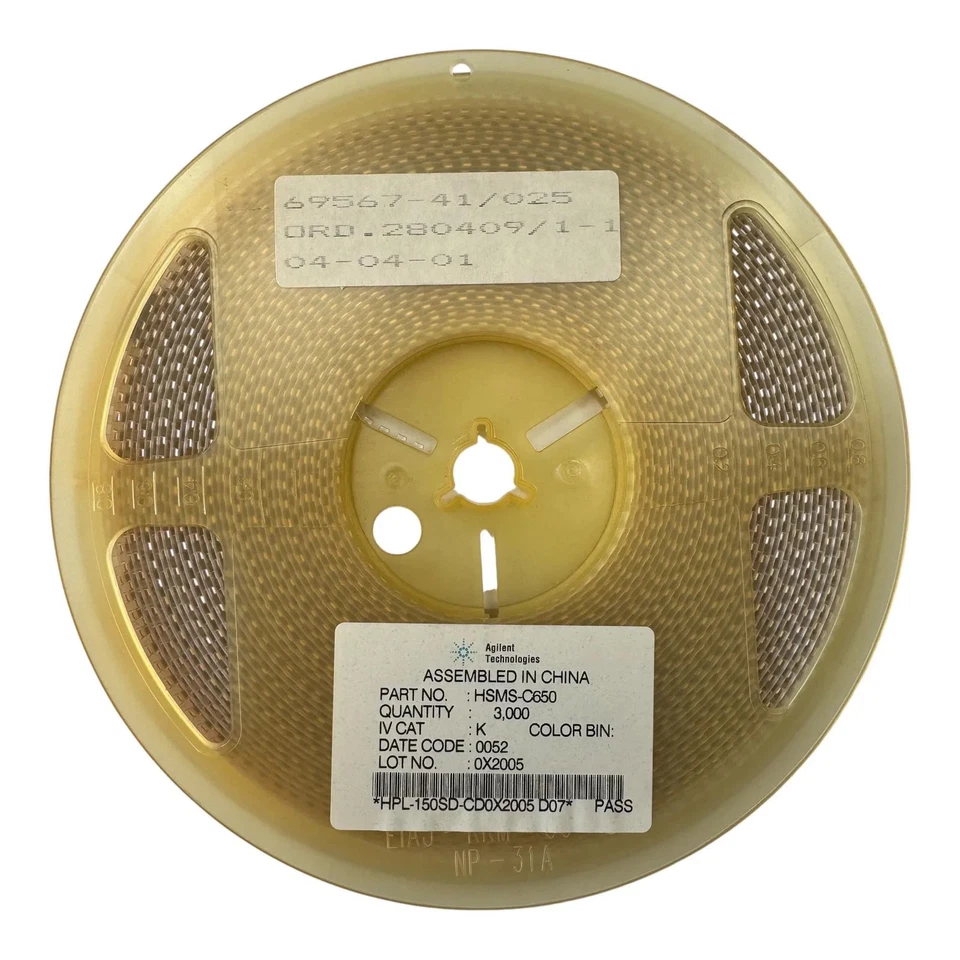 HSMS-C650 Agilent Surface Mount Red Diffused LED SMD - Image 1 of 1