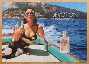 Pubblicità Italian Ritaglio 2023 Profumo DOLCE E GABBANA Devotion for here - Bild 1 von 3