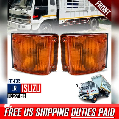 Lámpara de esquina lateral luz superior LR para Isuzu Forward FTR FVR FRR 195 1991-1994 Foto 1 de 4