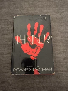 Thinner Stephen King as Richard Bachman NAL 1984 1st Ed HC/DJ 1st printing - Picture 1 of 9