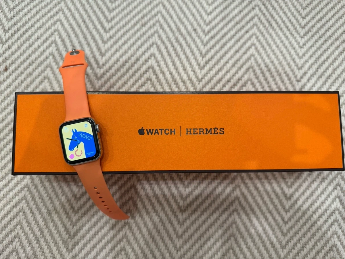 【中古品】Apple Watch Hermès series5 Apple Apple Watch Hermes Series 5 GPS+Cellularモデル 44mm シンプル
