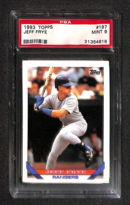 1993 Topps #197 JEFF FRYE PSA 9 Mint 31354616  - Image 1 of 3